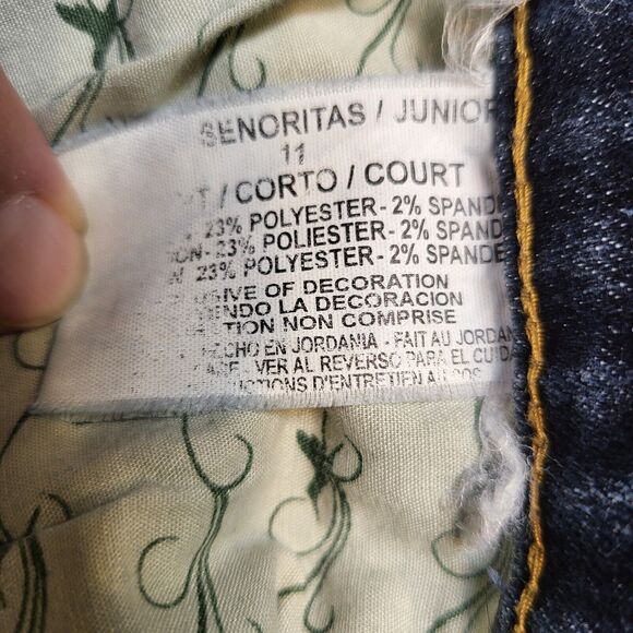 Grane Jeans Juniors Size 11 Blue Bootcut Stretch Distressed Denim - Picture 4 of 12